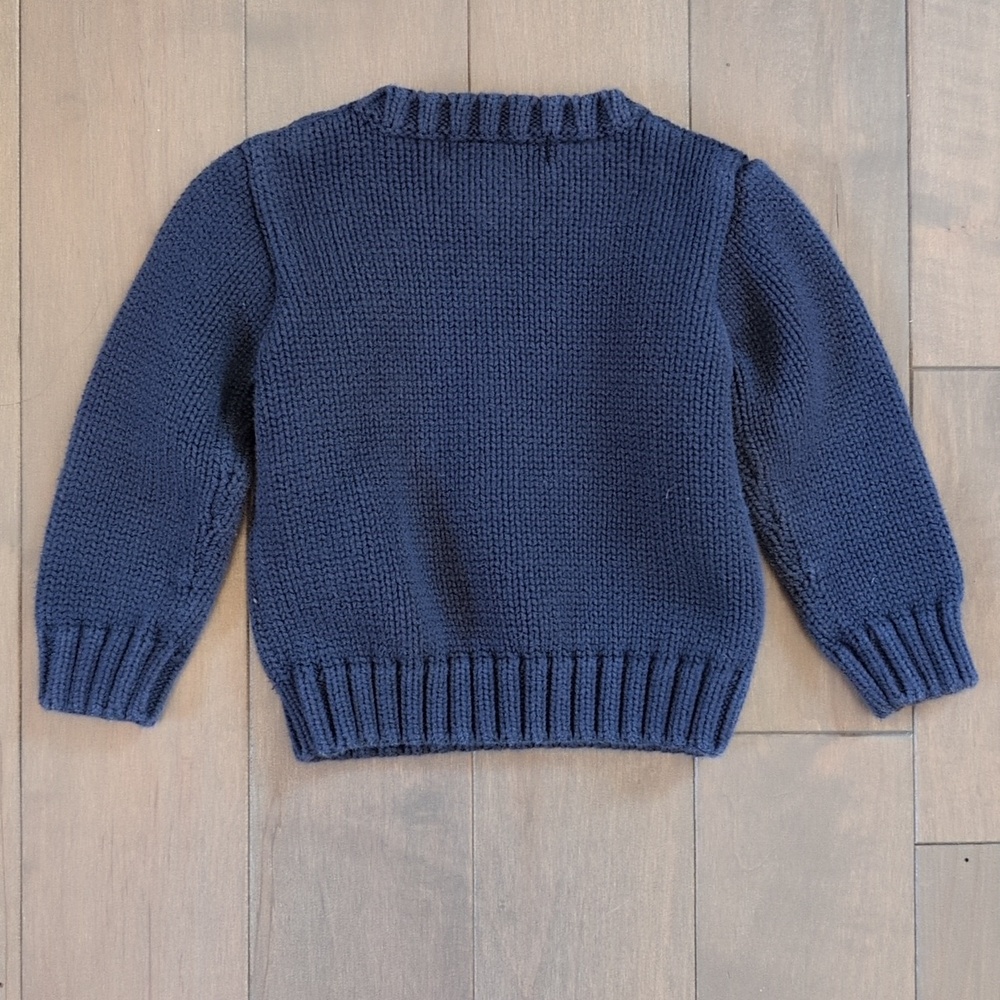 Polo Ralph Lauren 18 Month Navy Knit Sweater - Picture 8 of 8